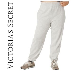 Victoria's Secret Light Gray Jogger Sweatpants